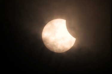 Photo of the solar eclipse of 03/29/2025 by Simone Bolzoni