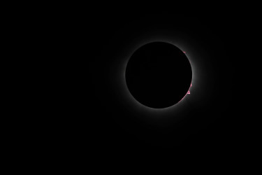 Photo of the solar eclipse of 04/08/2024 by Judy Anderson
