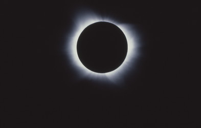Photo of the solar eclipse of 06/11/1983 by Pierre Arpin