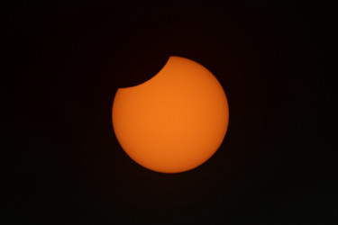 Photo of the solar eclipse of 06/10/2021 by Oscar Martín Mesonero