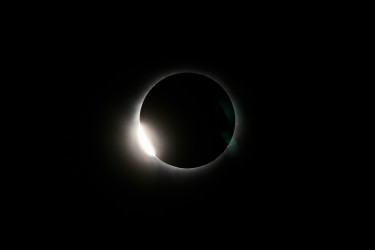 Photo of the solar eclipse of 04/08/2024 by Judy Anderson