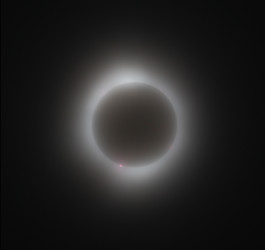 Photo of the solar eclipse of 04/08/2024 by Steve Dierwechter
