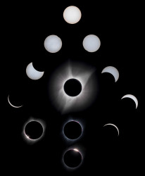 Photo of the solar eclipse of 08/21/2017 by Gilberto Rossi
