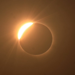 Photo of the solar eclipse of 08/12/2026 by Ben Dorman