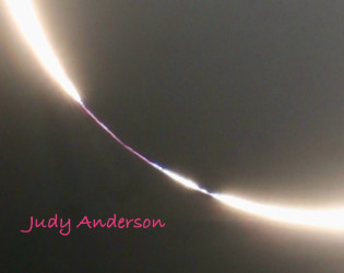 Photo of the solar eclipse of 10/02/2024 by Judy Anderson