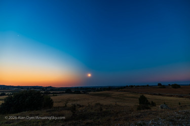 Photo of the solar eclipse of 08/12/2026 by Alan Dyer
