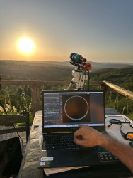 Photo of the solar eclipse of 10/14/2023 by Marcio Spinola