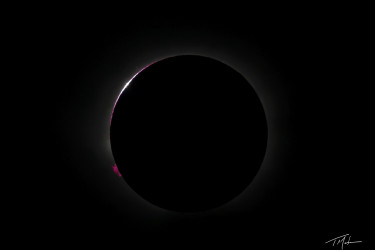 Photo of the solar eclipse of 08/12/2026 by Tim Martin