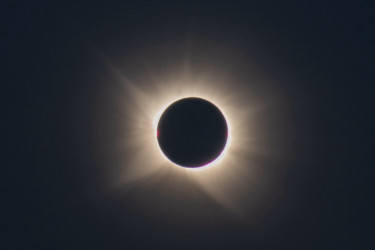 Photo of the solar eclipse of 08/12/2026 by Giulio Macrì