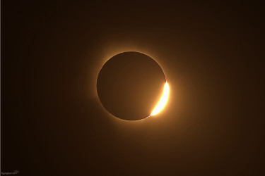 Photo of the solar eclipse of 08/12/2026 by Robert Barron