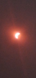 Photo of the solar eclipse of 08/12/2026 by Andrew Bishop