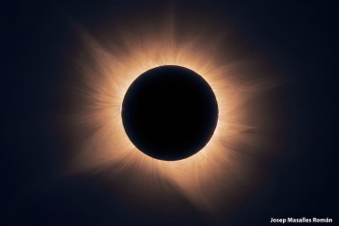 Photo of the solar eclipse of 08/12/2026 by Josep Masalles