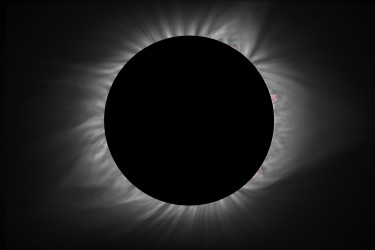 Photo of the solar eclipse of 08/21/2017 by Steve Dierwechter