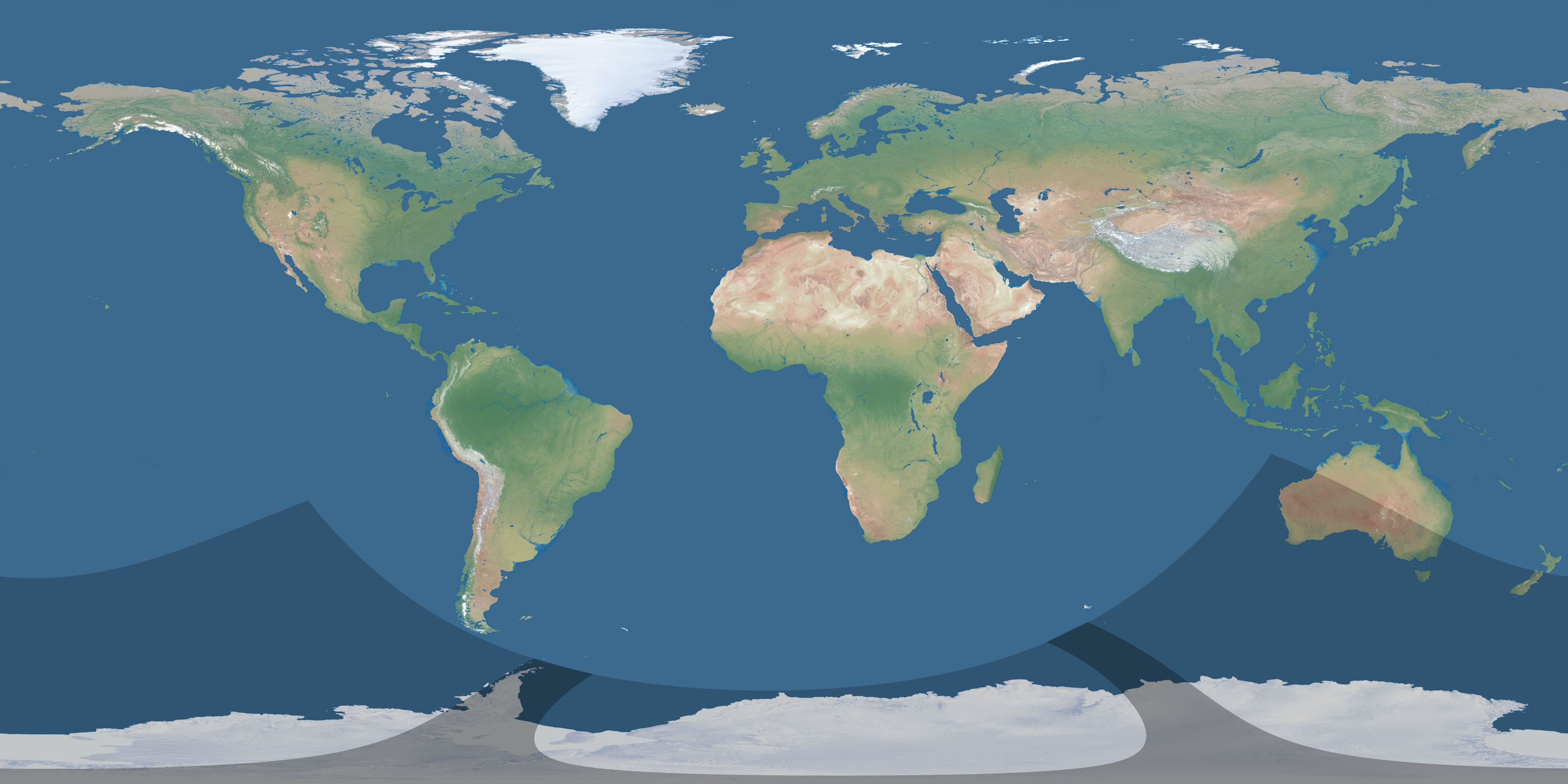Map of the umbra and penumbra path of the solar eclipse of 11/17/1248