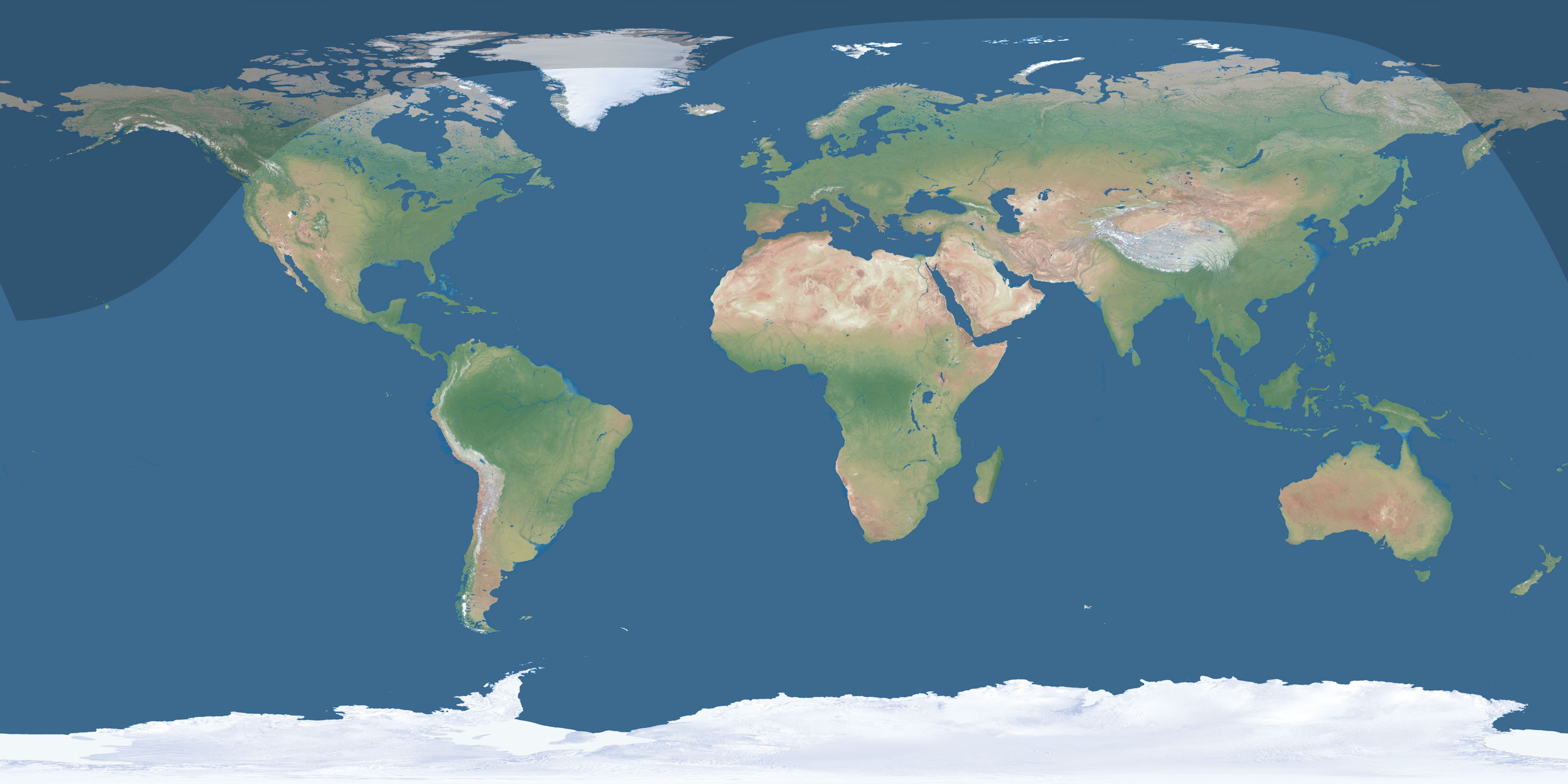 Map of the umbra and penumbra path of the solar eclipse of 03/21/1262