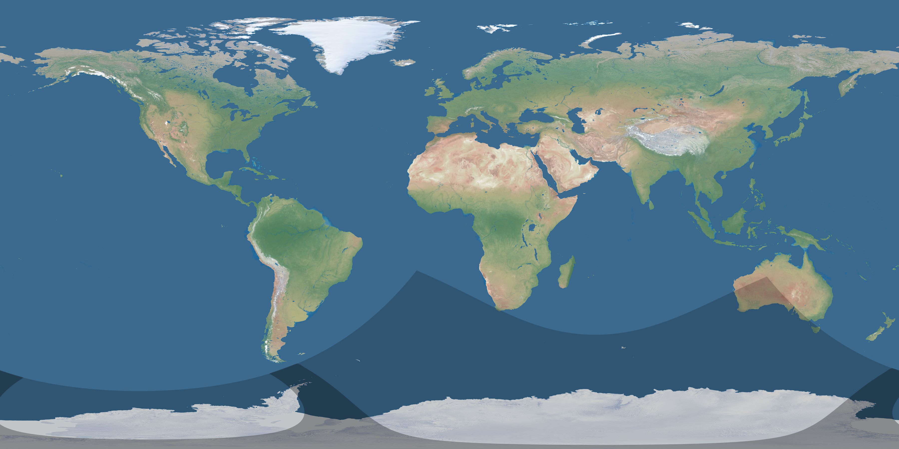 Map of the umbra and penumbra path of the solar eclipse of 11/28/1266