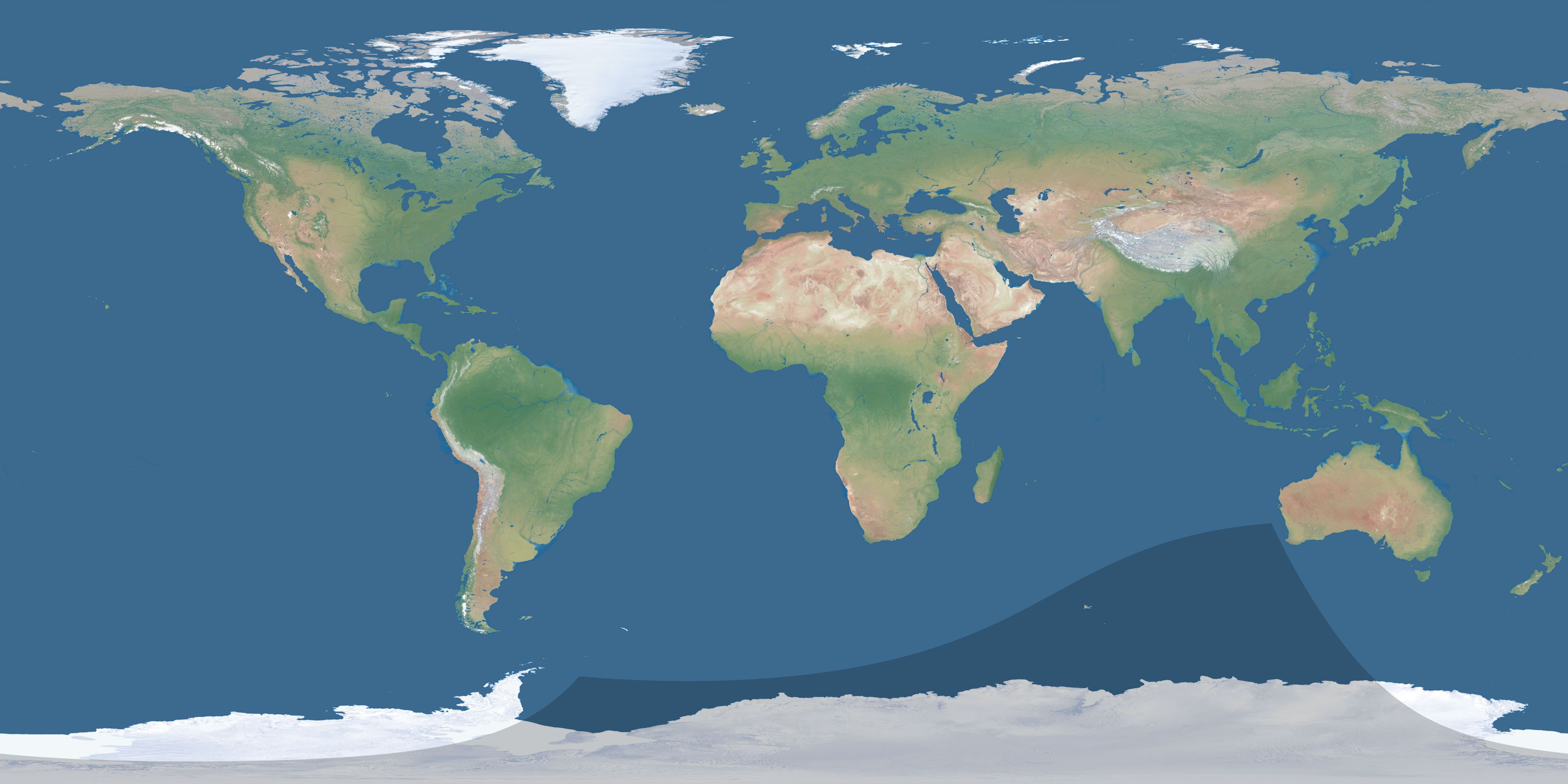 Map of the umbra and penumbra path of the solar eclipse of 03/02/1291