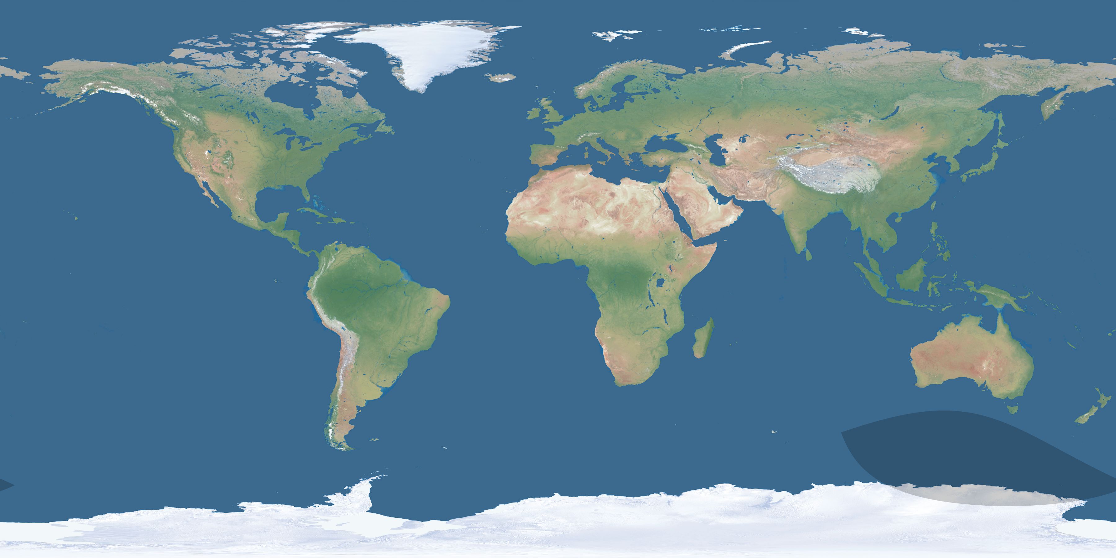 Map of the umbra and penumbra path of the solar eclipse of 07/27/1291