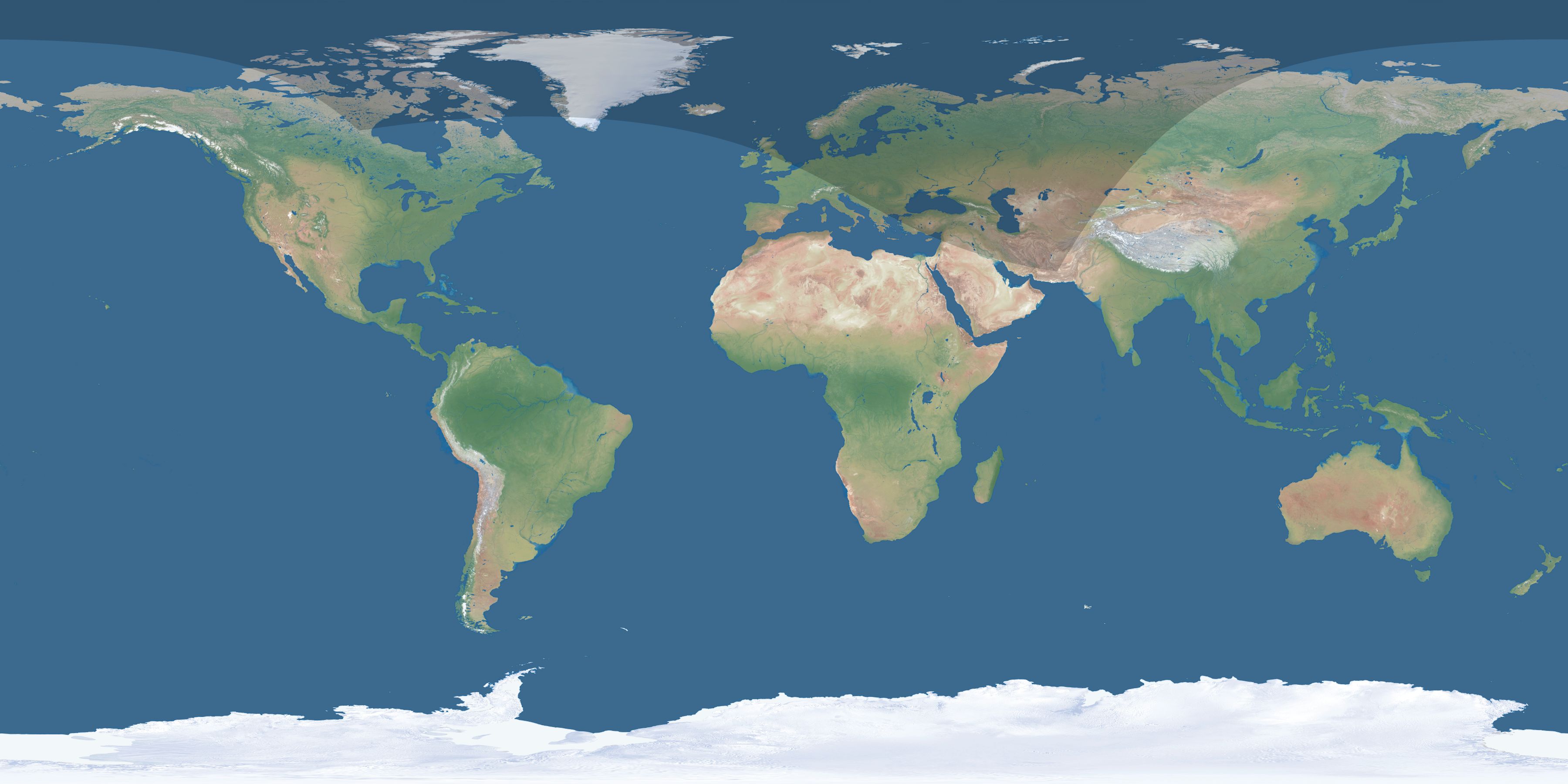 Map of the umbra and penumbra path of the solar eclipse of 08/25/1291