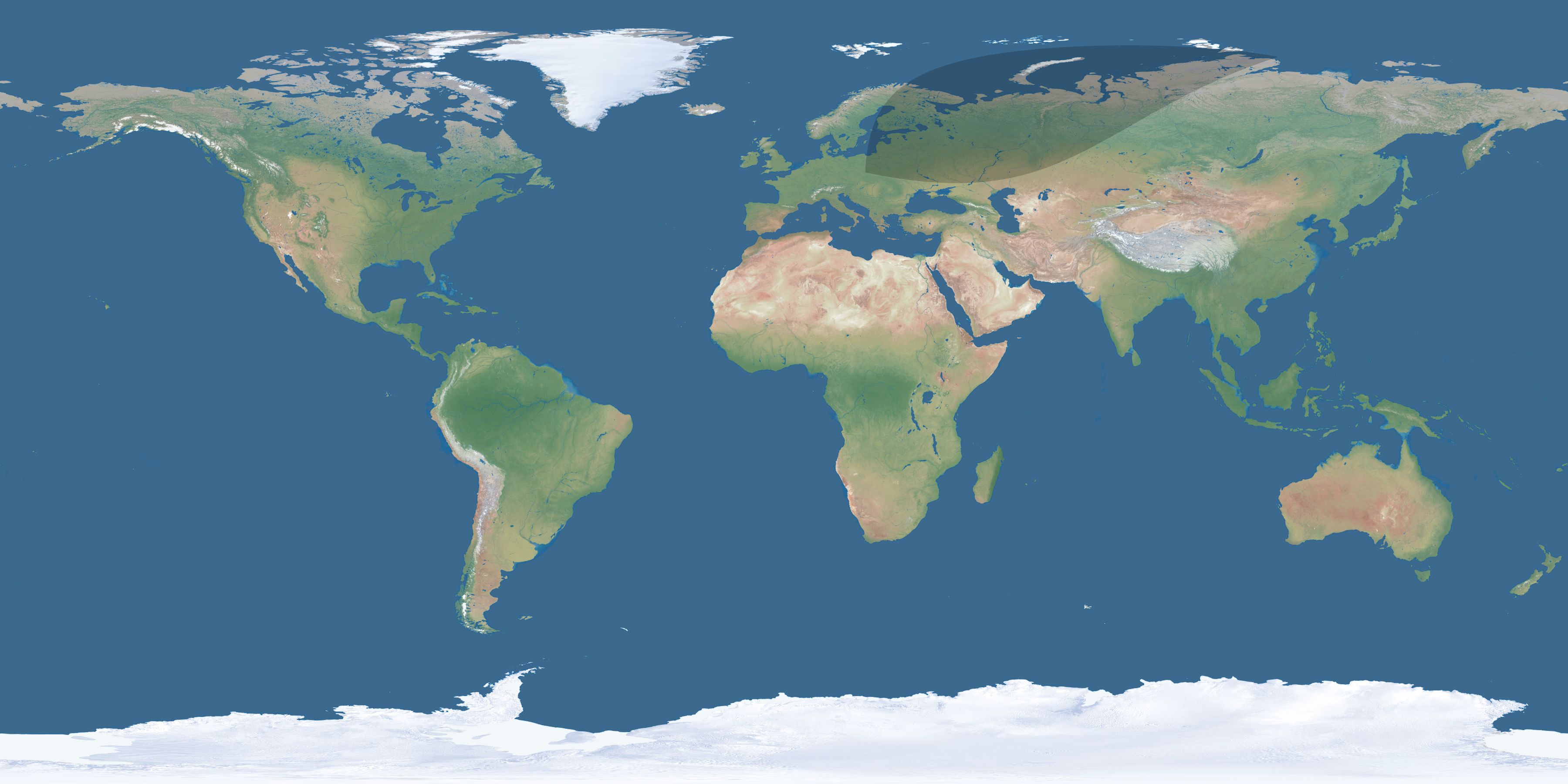 Map of the umbra and penumbra path of the solar eclipse of 02/11/1309