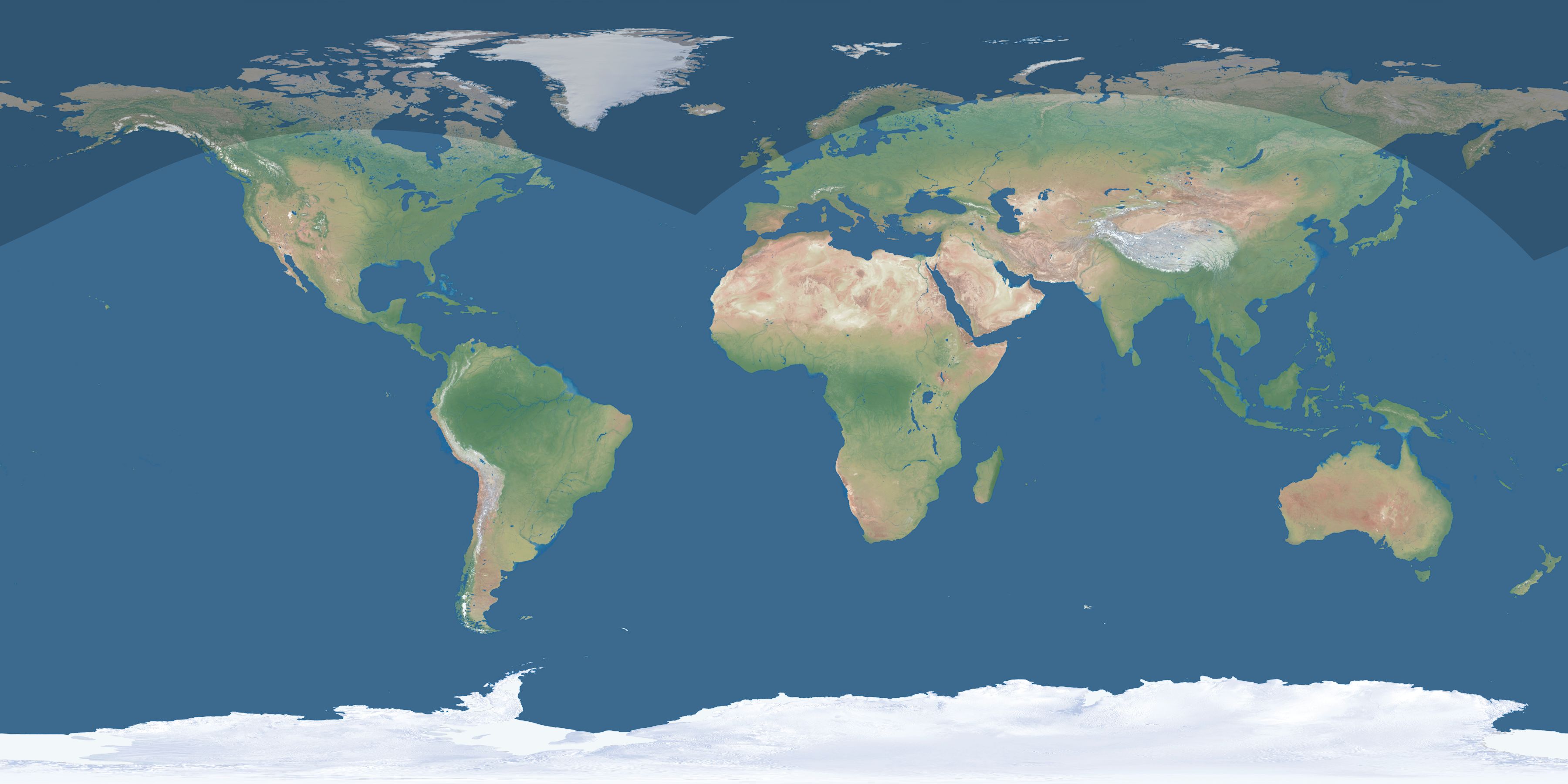 Map of the umbra and penumbra path of the solar eclipse of 05/15/1360