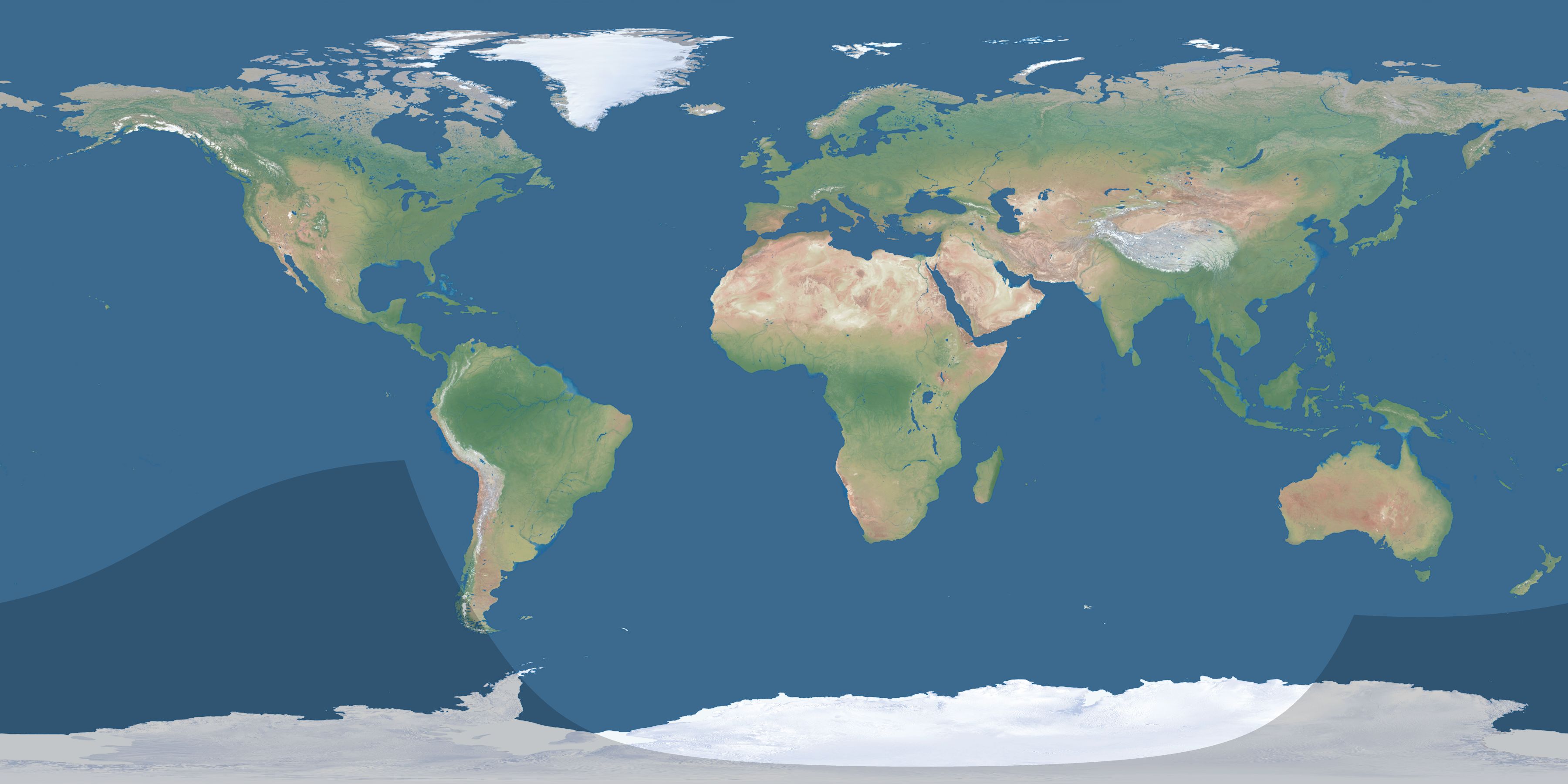 Map of the umbra and penumbra path of the solar eclipse of 03/03/1421