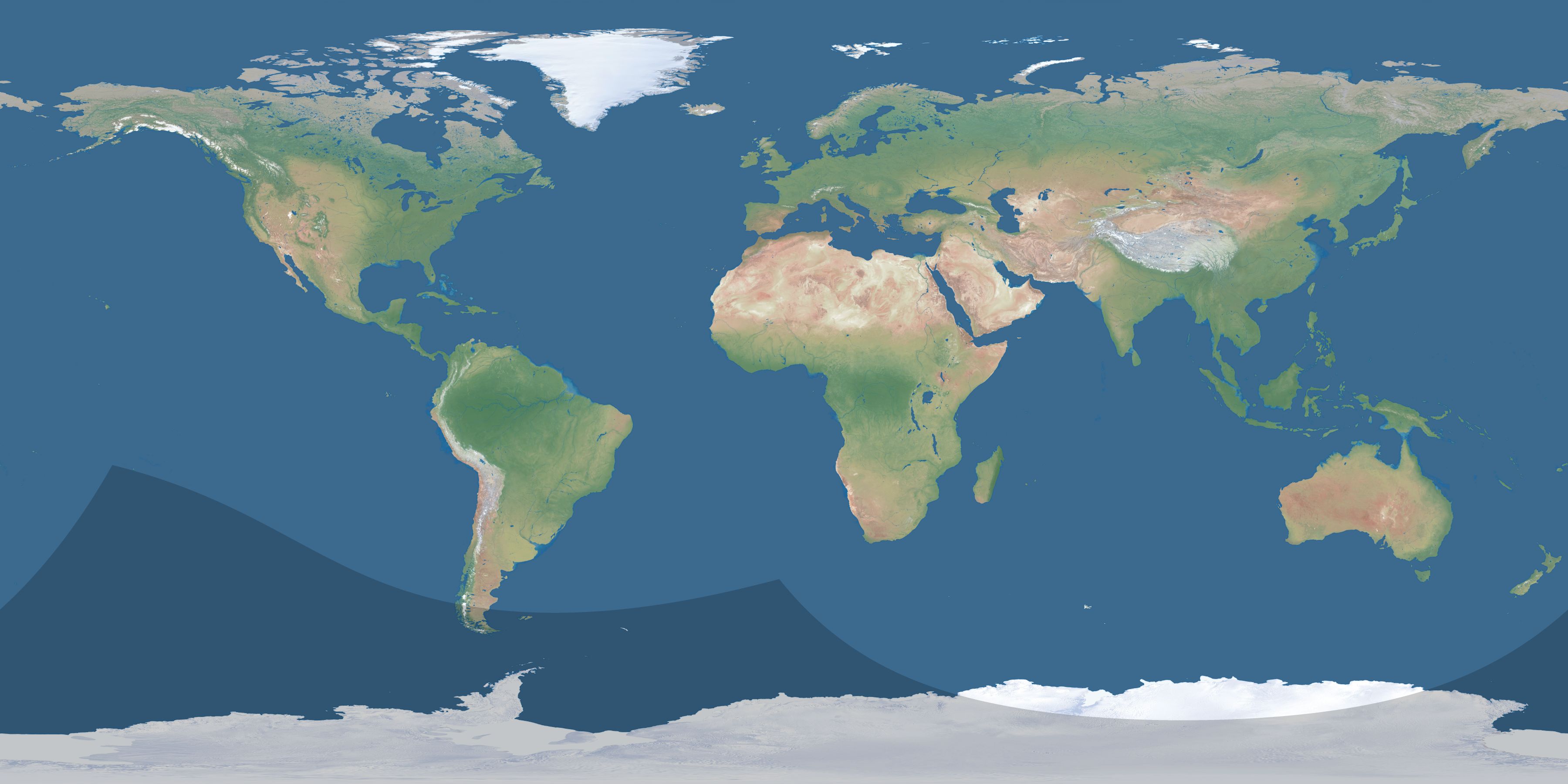Map of the umbra and penumbra path of the solar eclipse of 10/21/1454