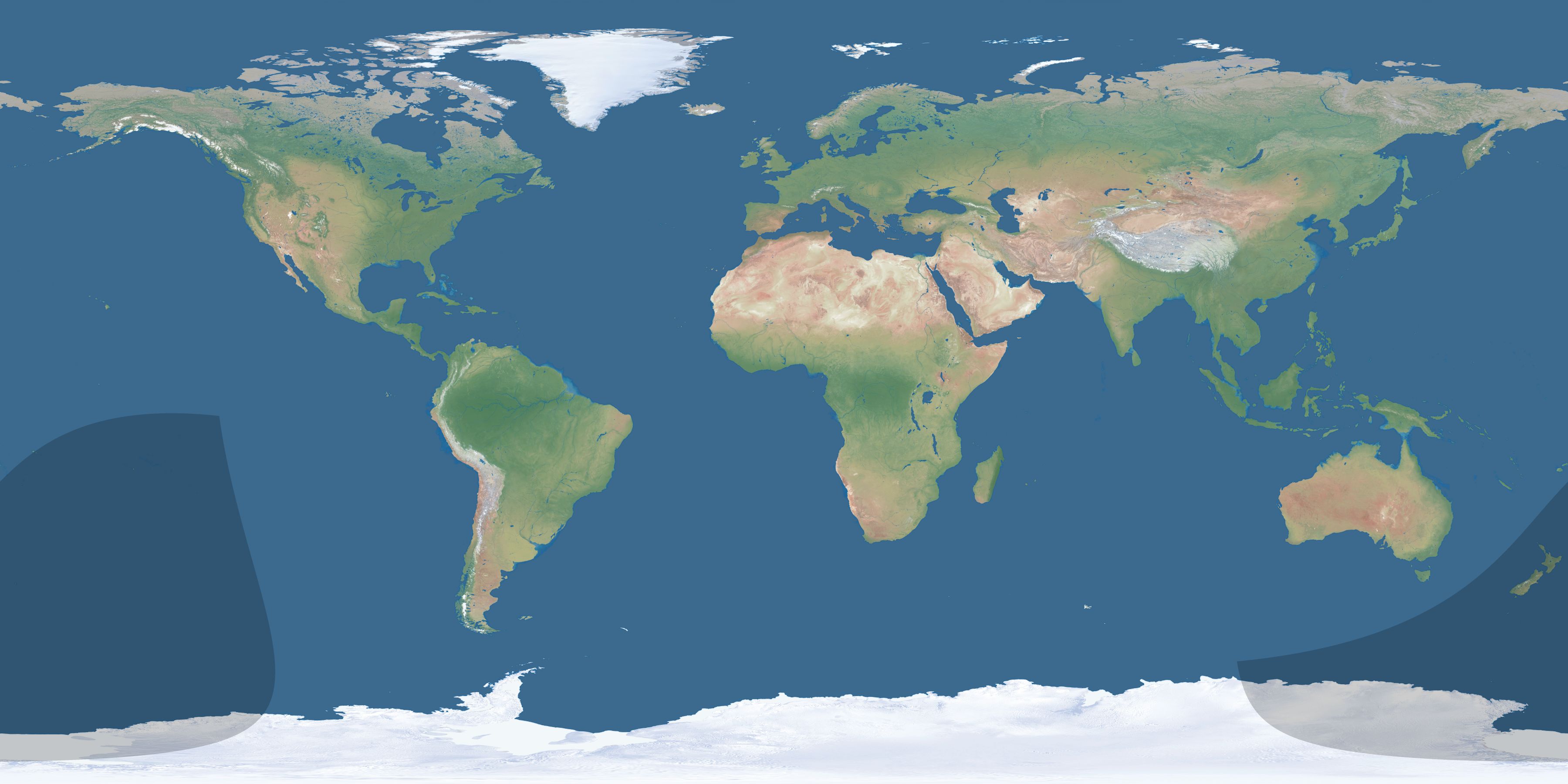 Map of the umbra and penumbra path of the solar eclipse of 03/27/1465
