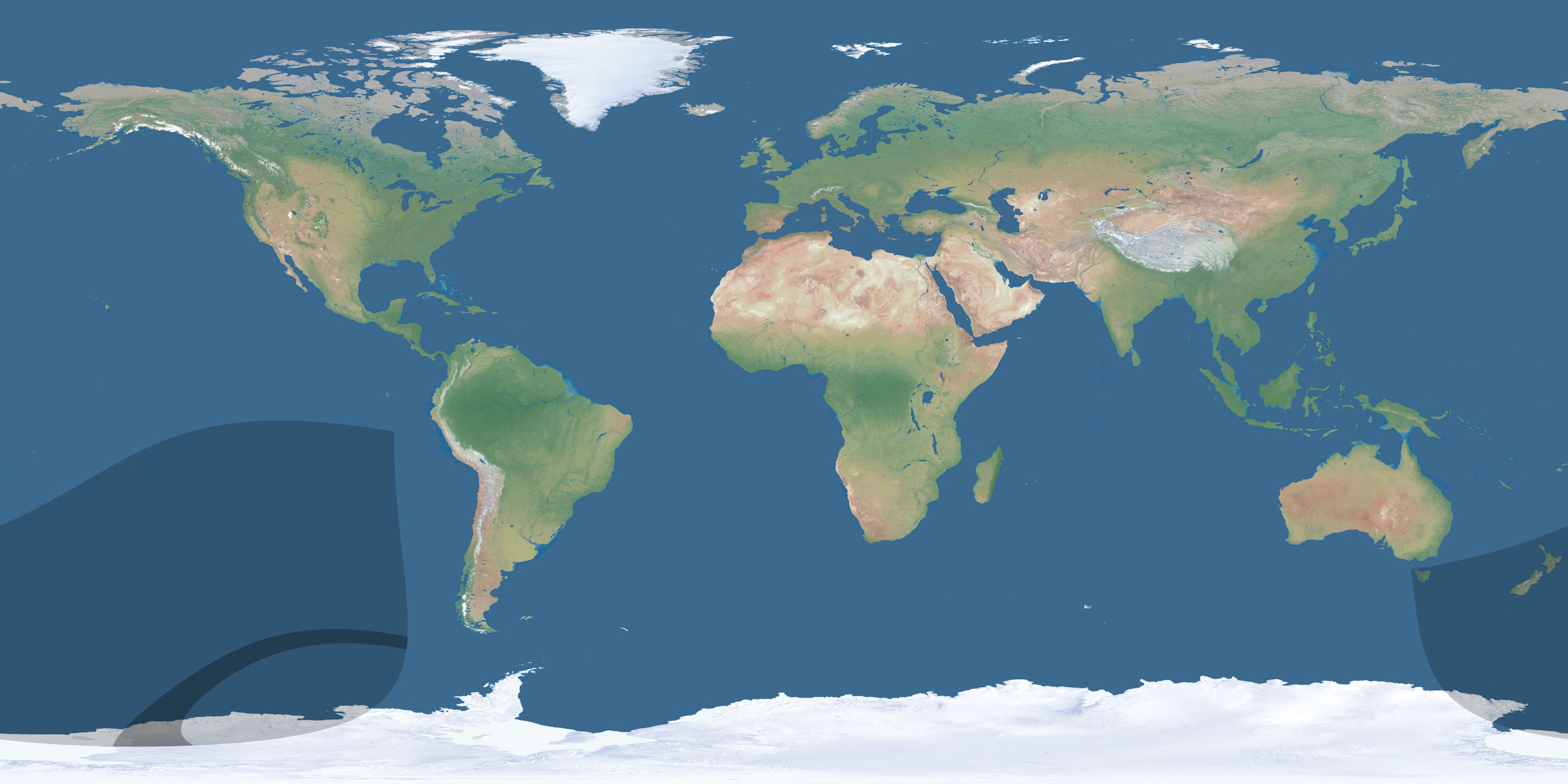 Map of the umbra and penumbra path of the solar eclipse of 04/05/1475