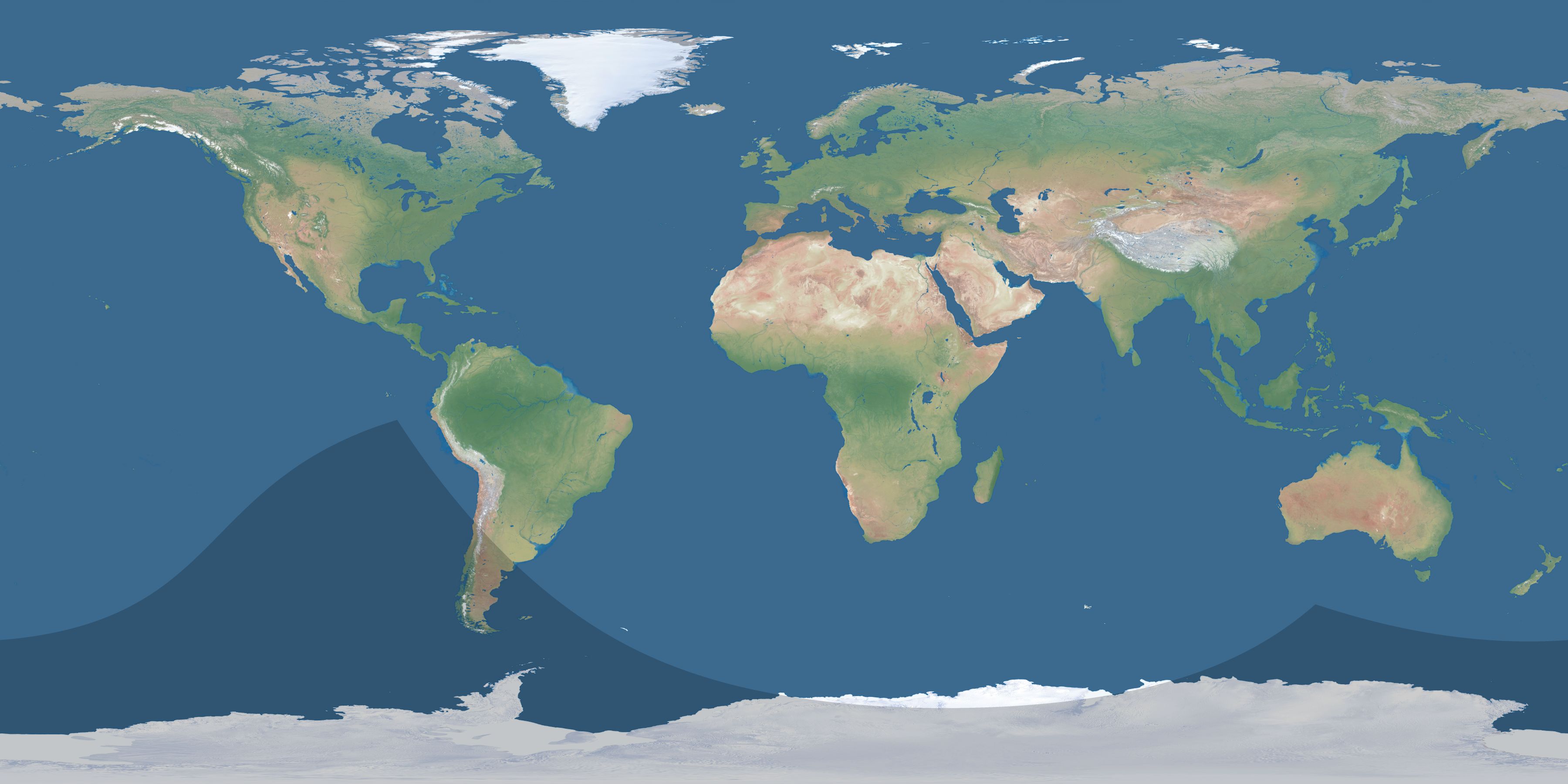Map of the umbra and penumbra path of the solar eclipse of 01/24/1487