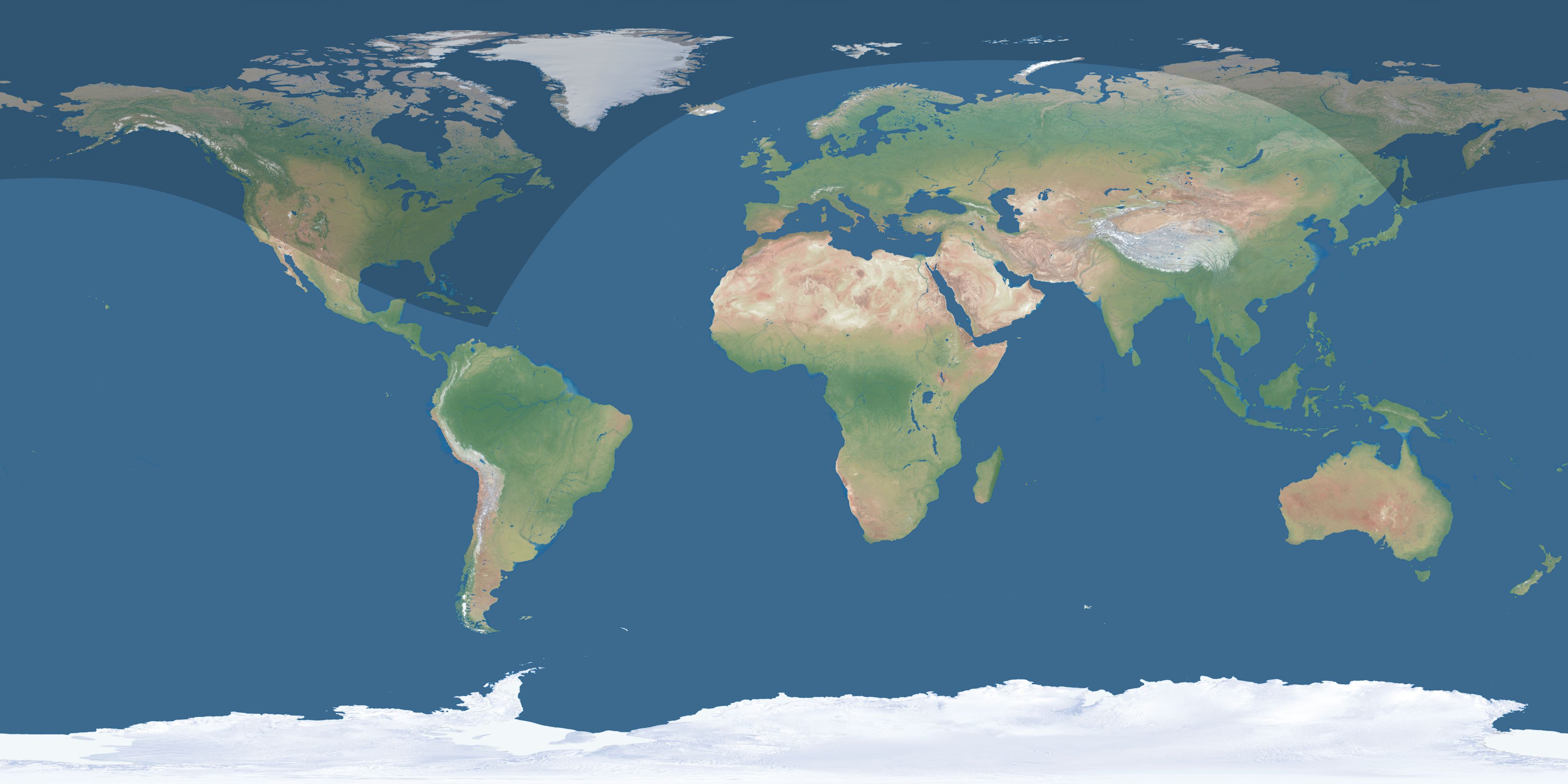 Map of the umbra and penumbra path of the solar eclipse of 08/09/1515