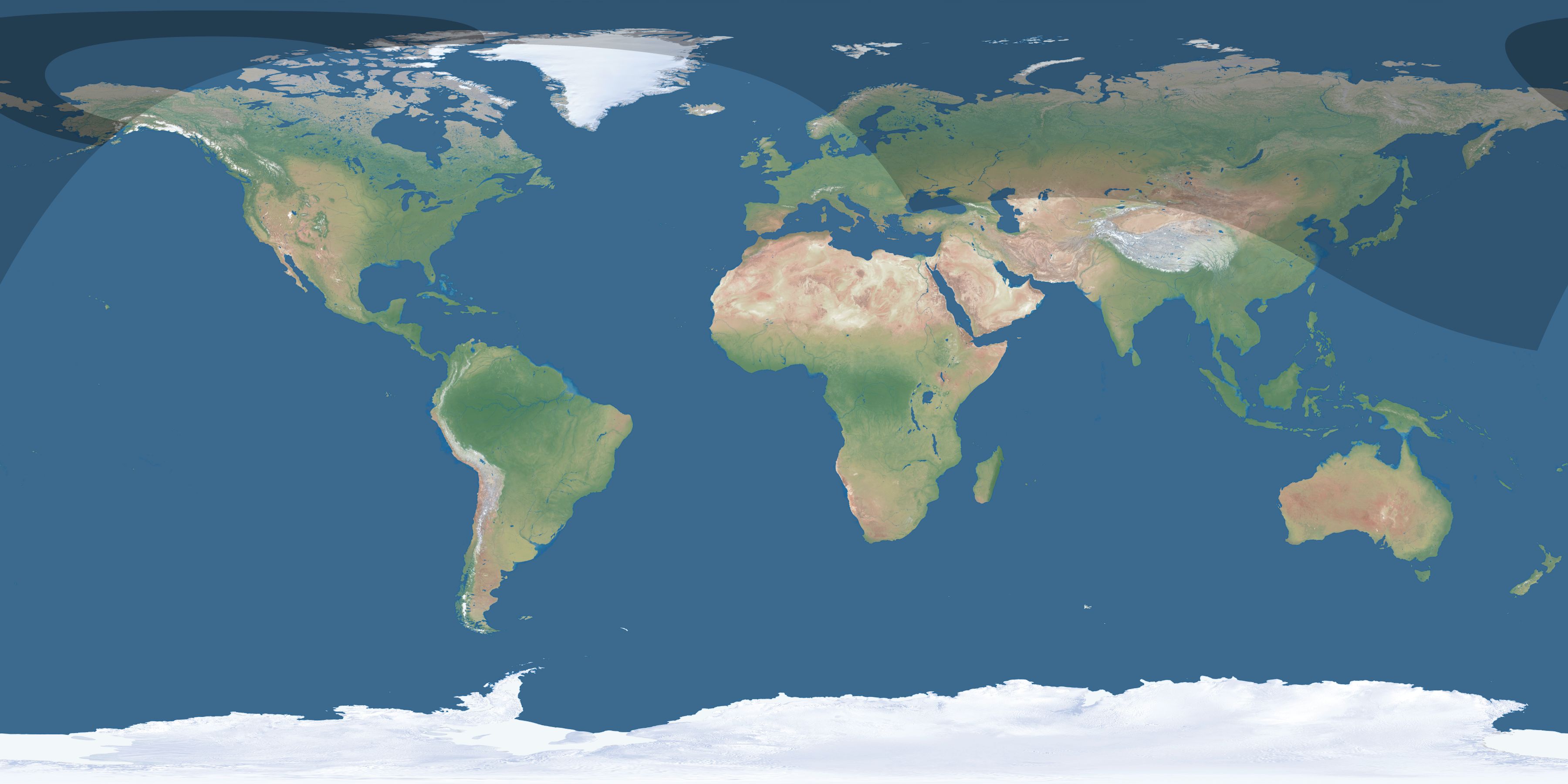 Map of the umbra and penumbra path of the solar eclipse of 08/20/1533