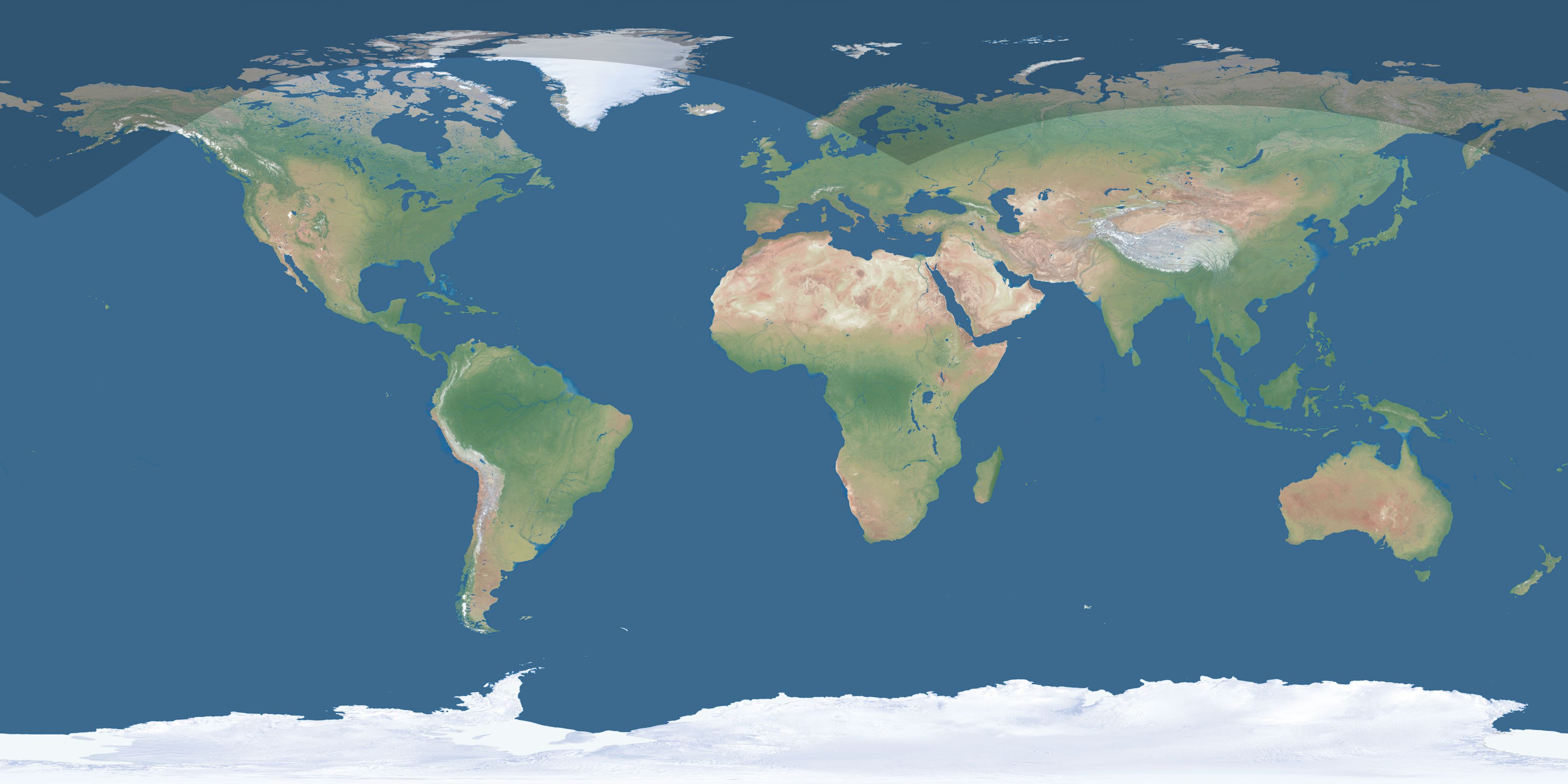 Map of the umbra and penumbra path of the solar eclipse of 06/07/1537