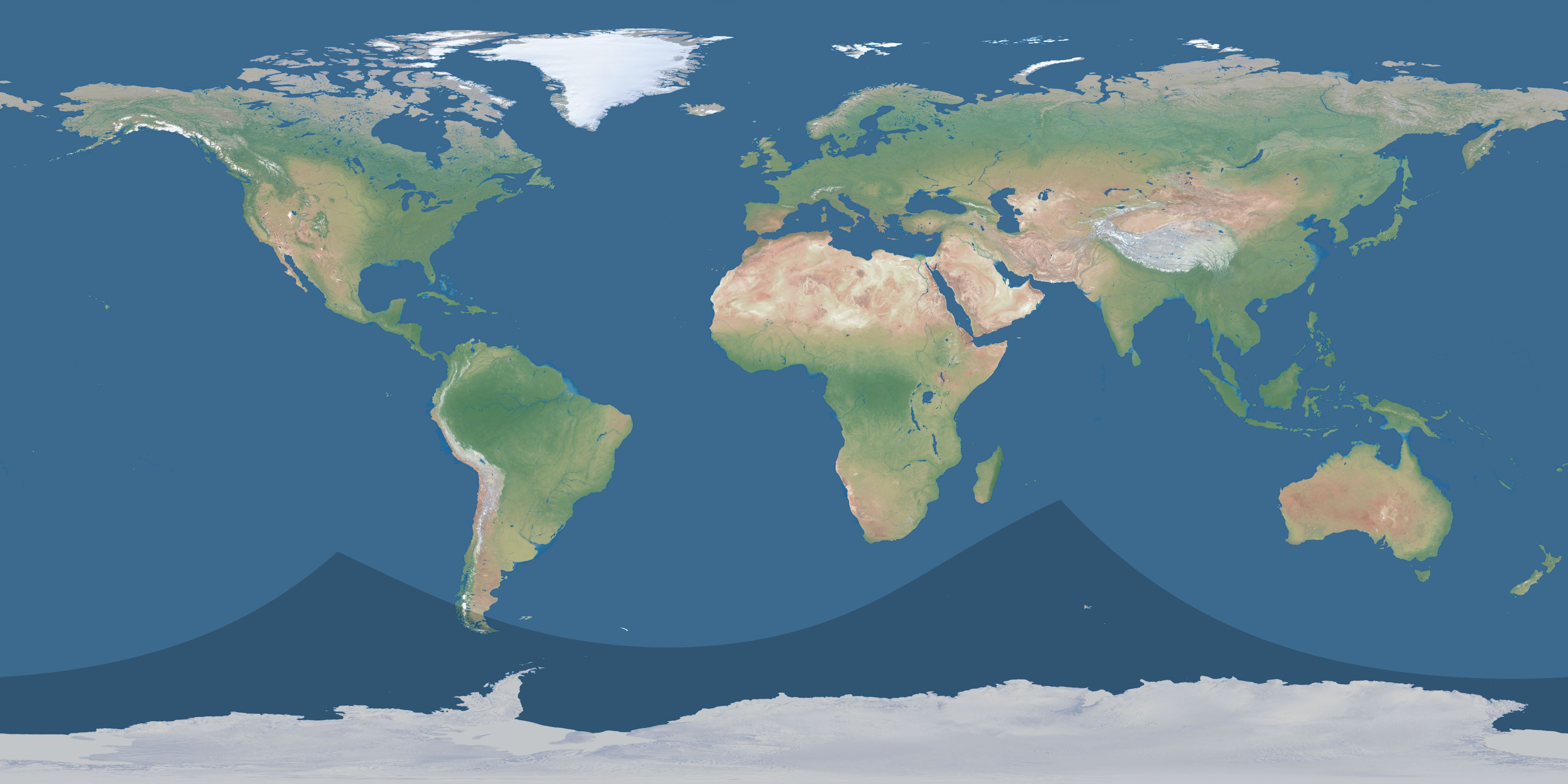 Map of the umbra and penumbra path of the solar eclipse of 12/14/1544