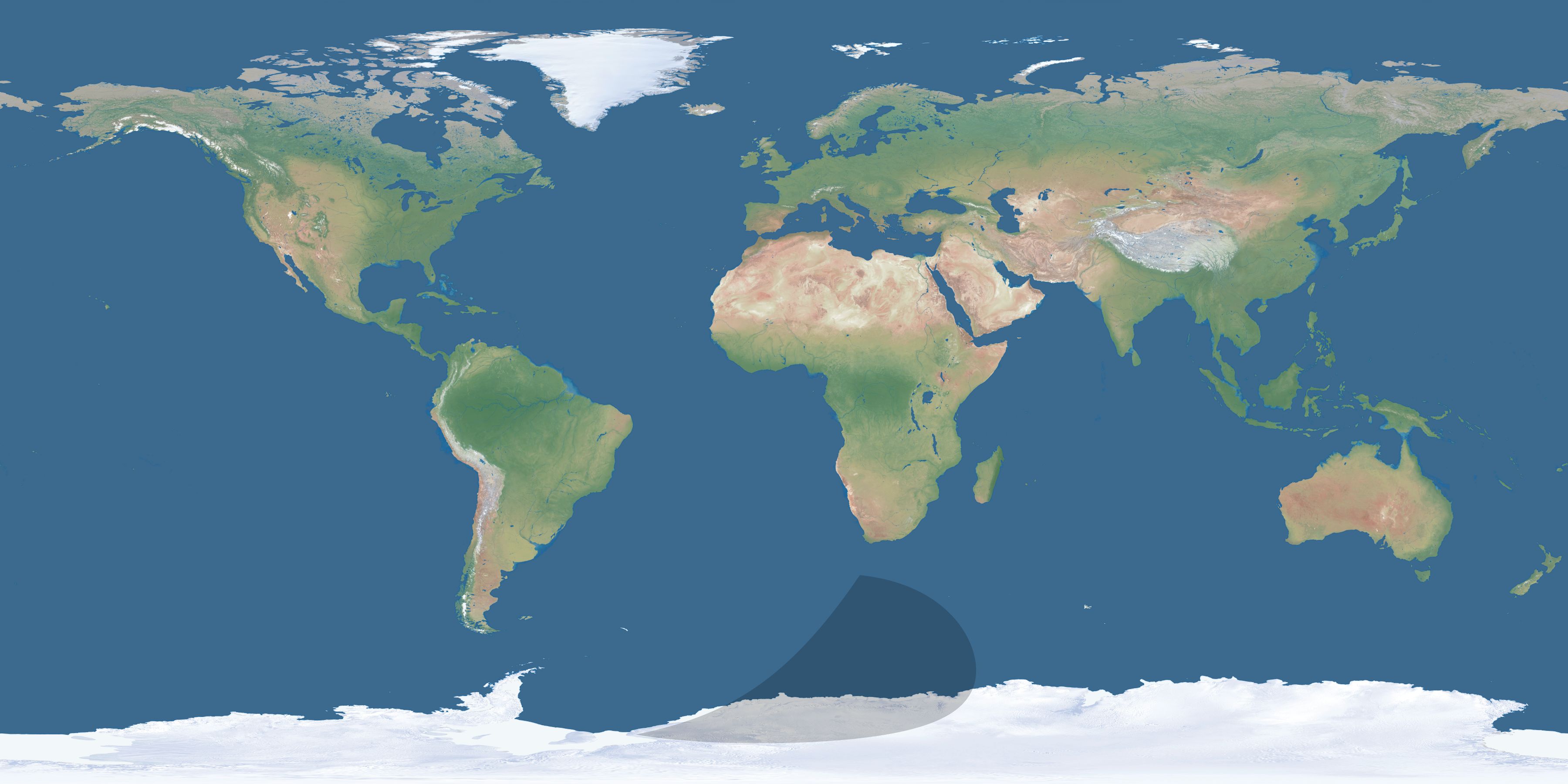 Map of the umbra and penumbra path of the solar eclipse of 10/01/1559