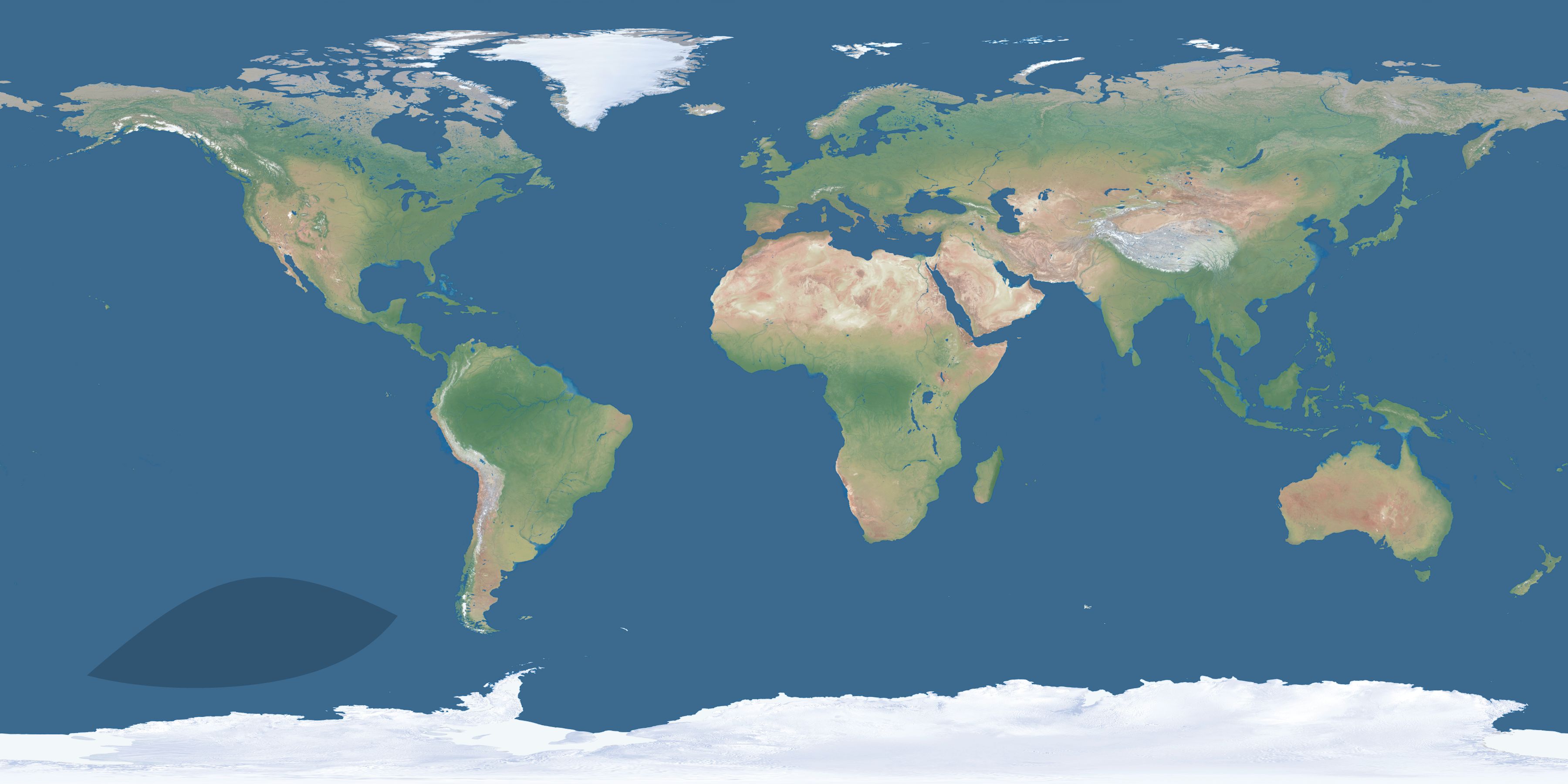 Map of the umbra and penumbra path of the solar eclipse of 05/30/1573
