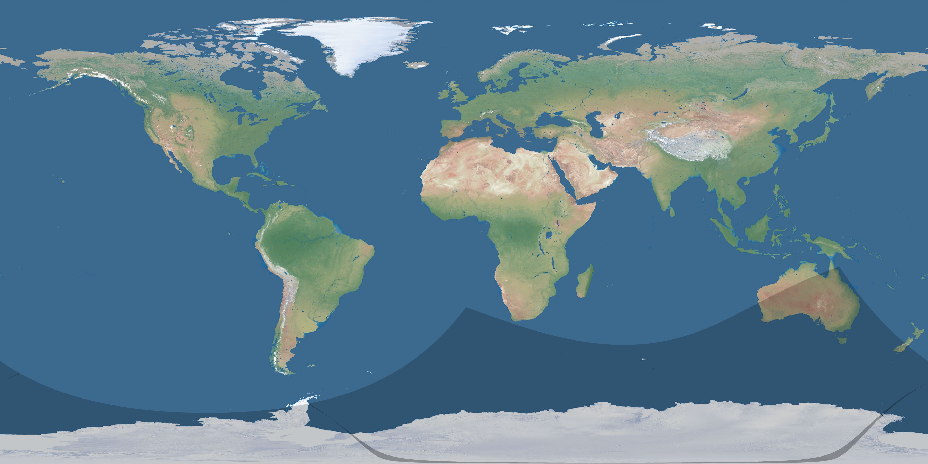 Map of the umbra and penumbra path of the solar eclipse of 01/25/1591