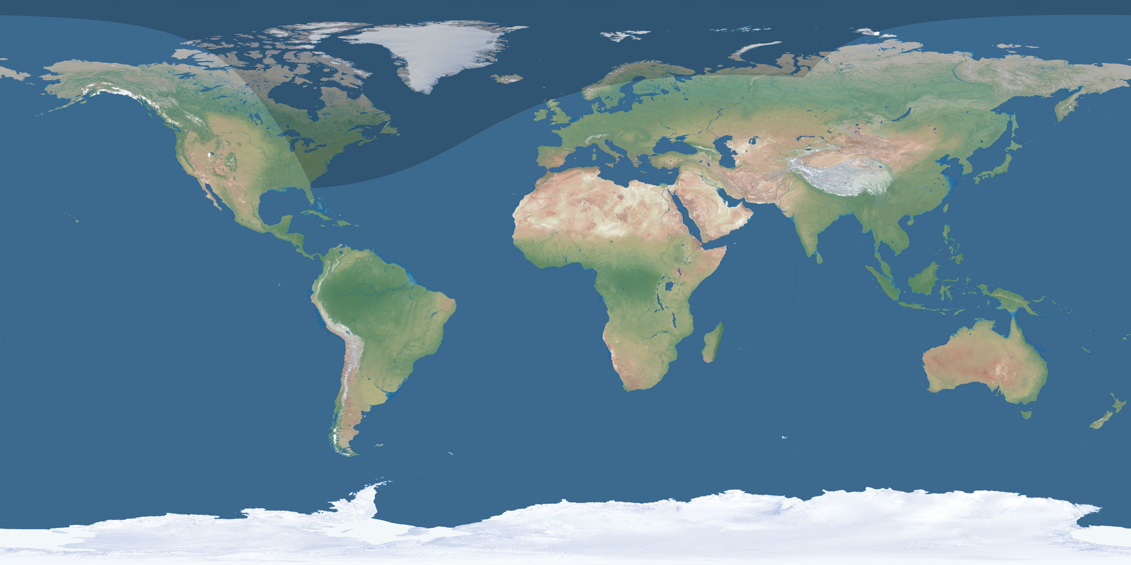 Map of the umbra and penumbra path of the solar eclipse of 03/30/1642