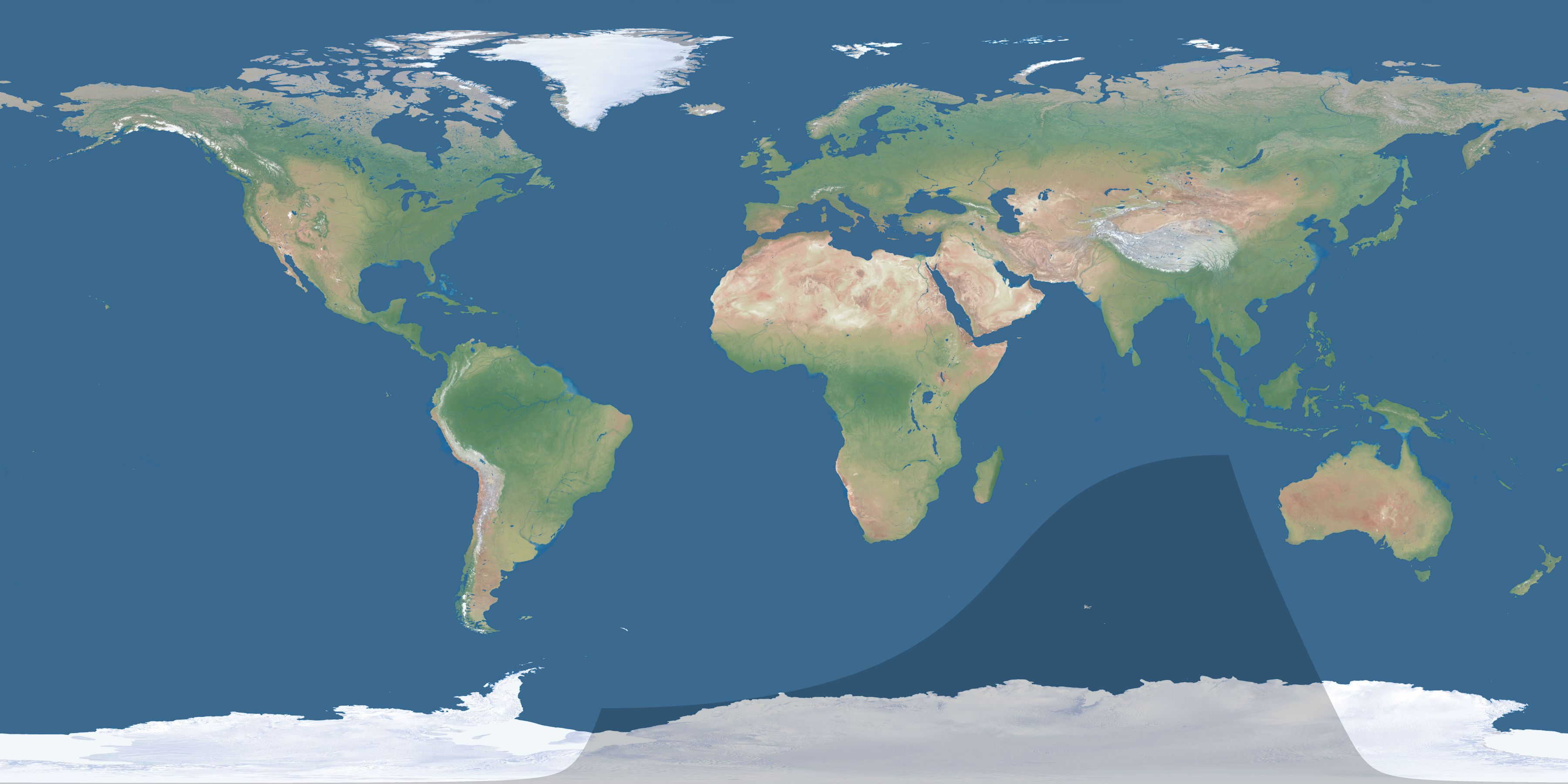 Map of the umbra and penumbra path of the solar eclipse of 03/21/1689