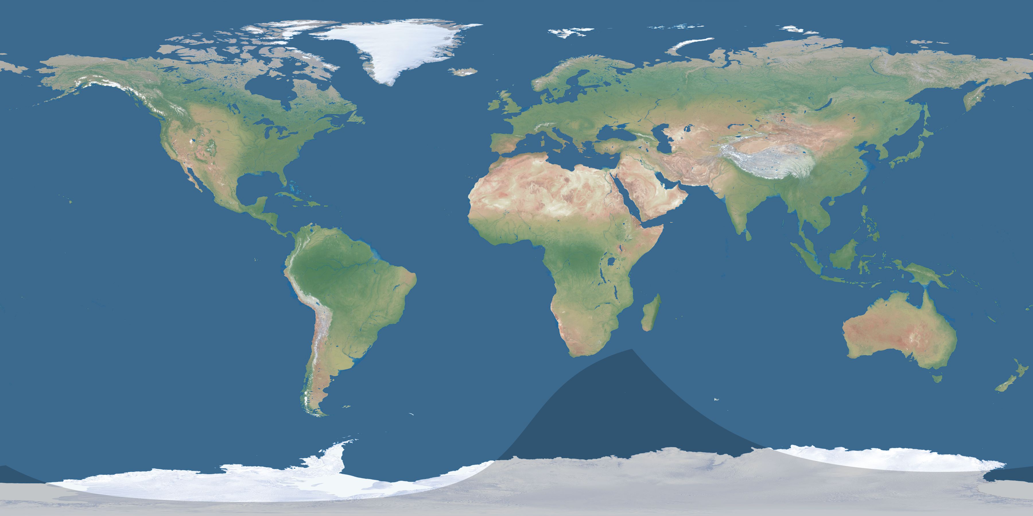 Map of the umbra and penumbra path of the solar eclipse of 02/09/1747