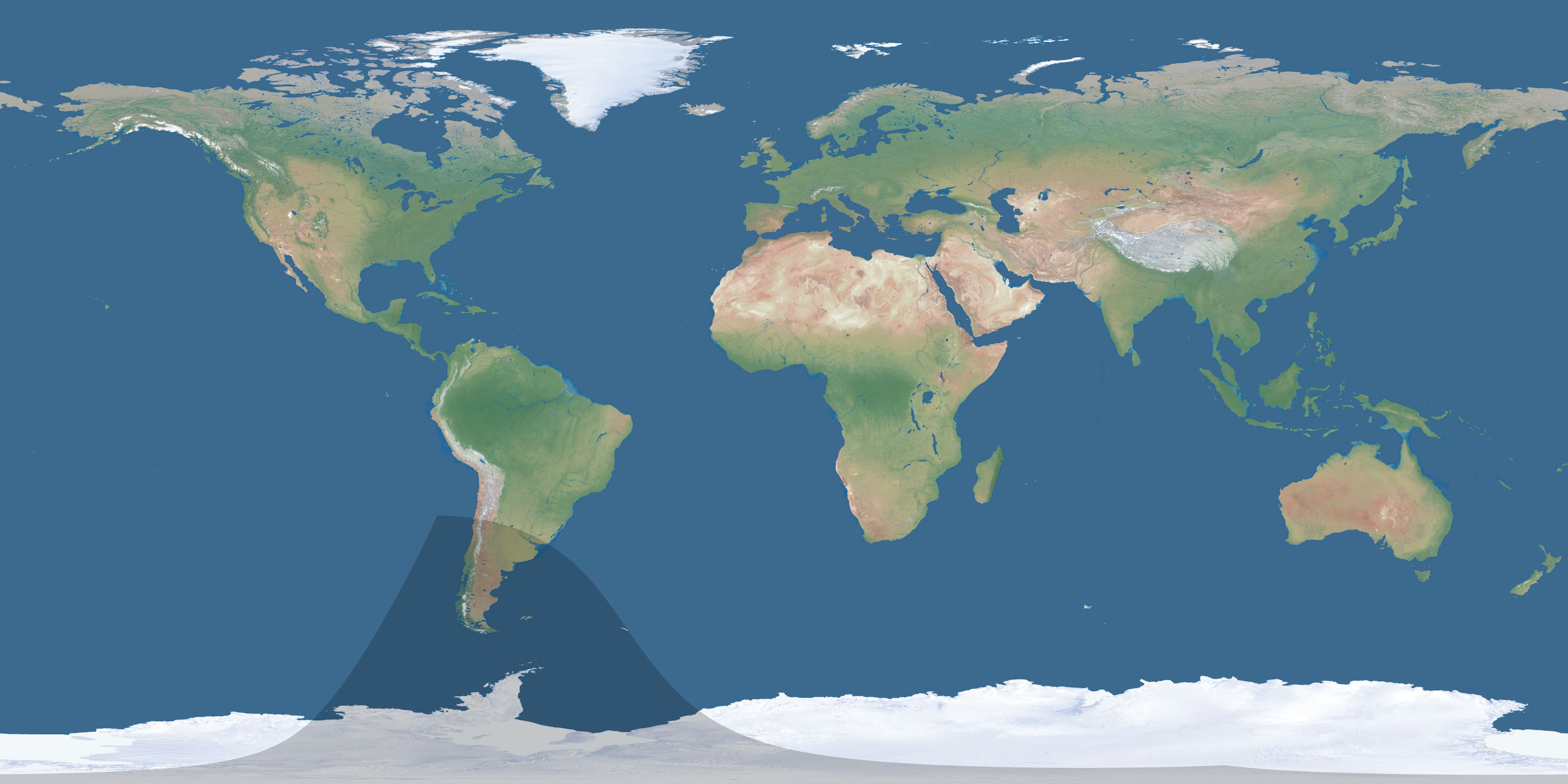 Map of the umbra and penumbra path of the solar eclipse of 09/26/1783