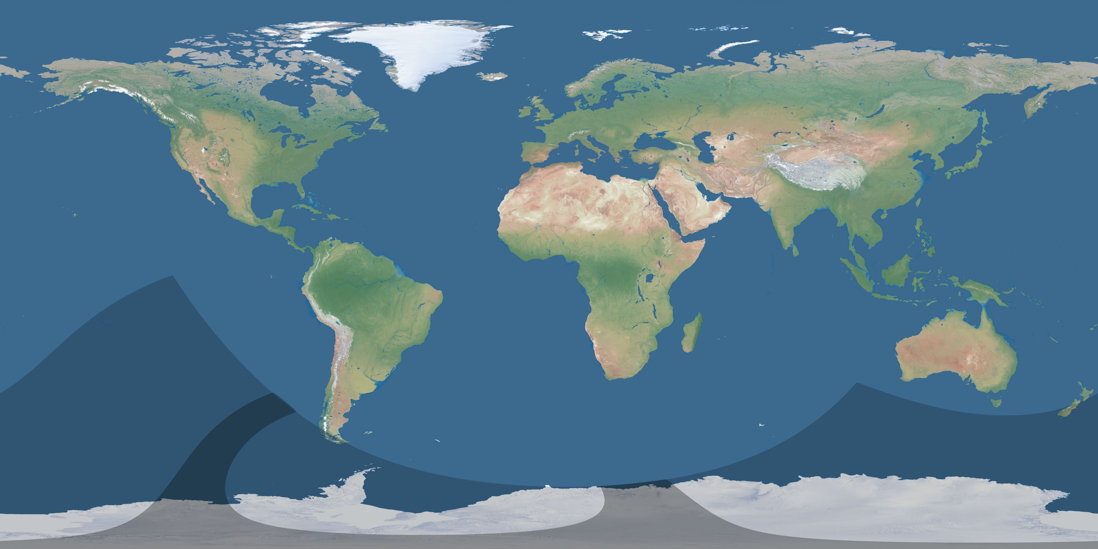 Map of the umbra and penumbra path of the solar eclipse of 01/23/1860