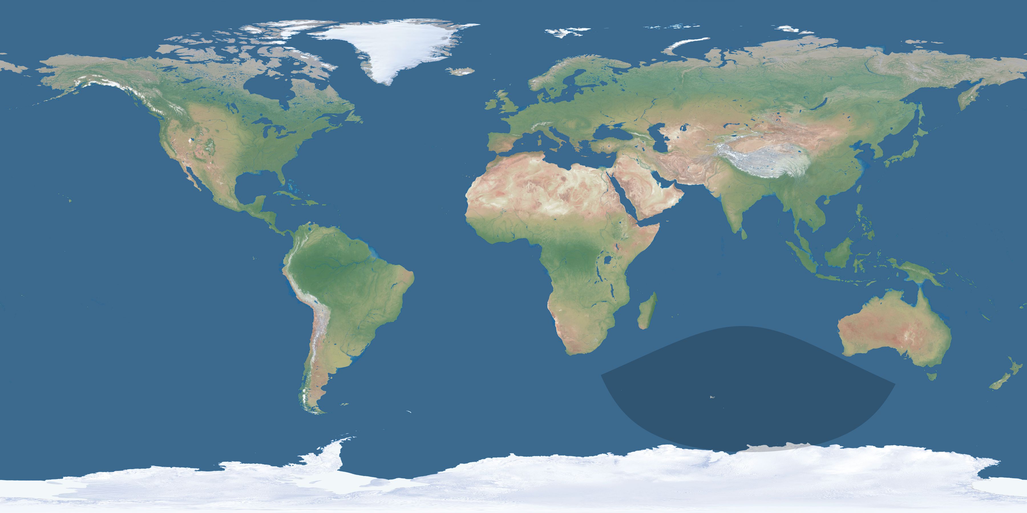 Map of the umbra and penumbra path of the solar eclipse of 07/09/1888