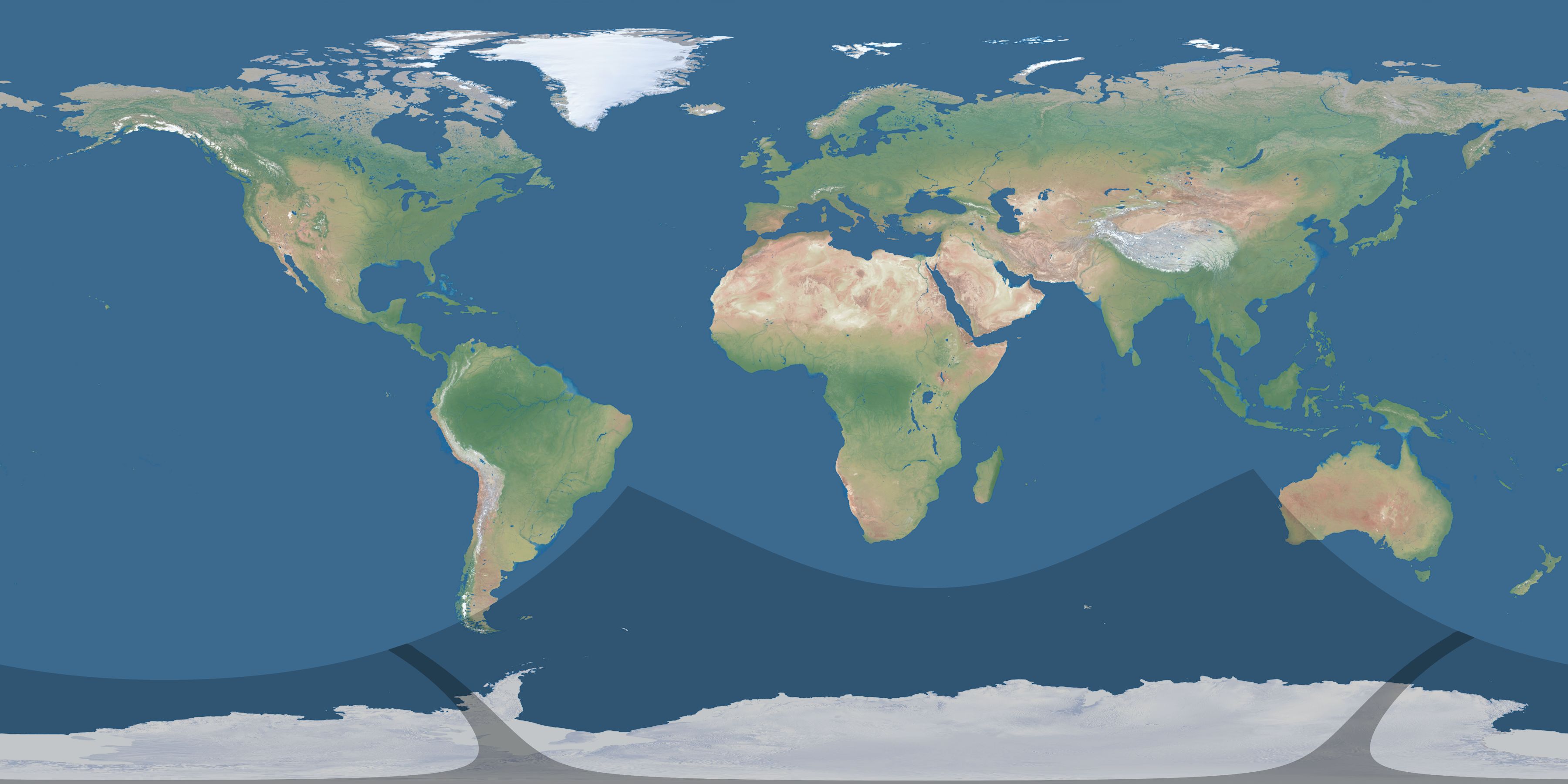 Map of the umbra and penumbra path of the solar eclipse of 12/14/1917
