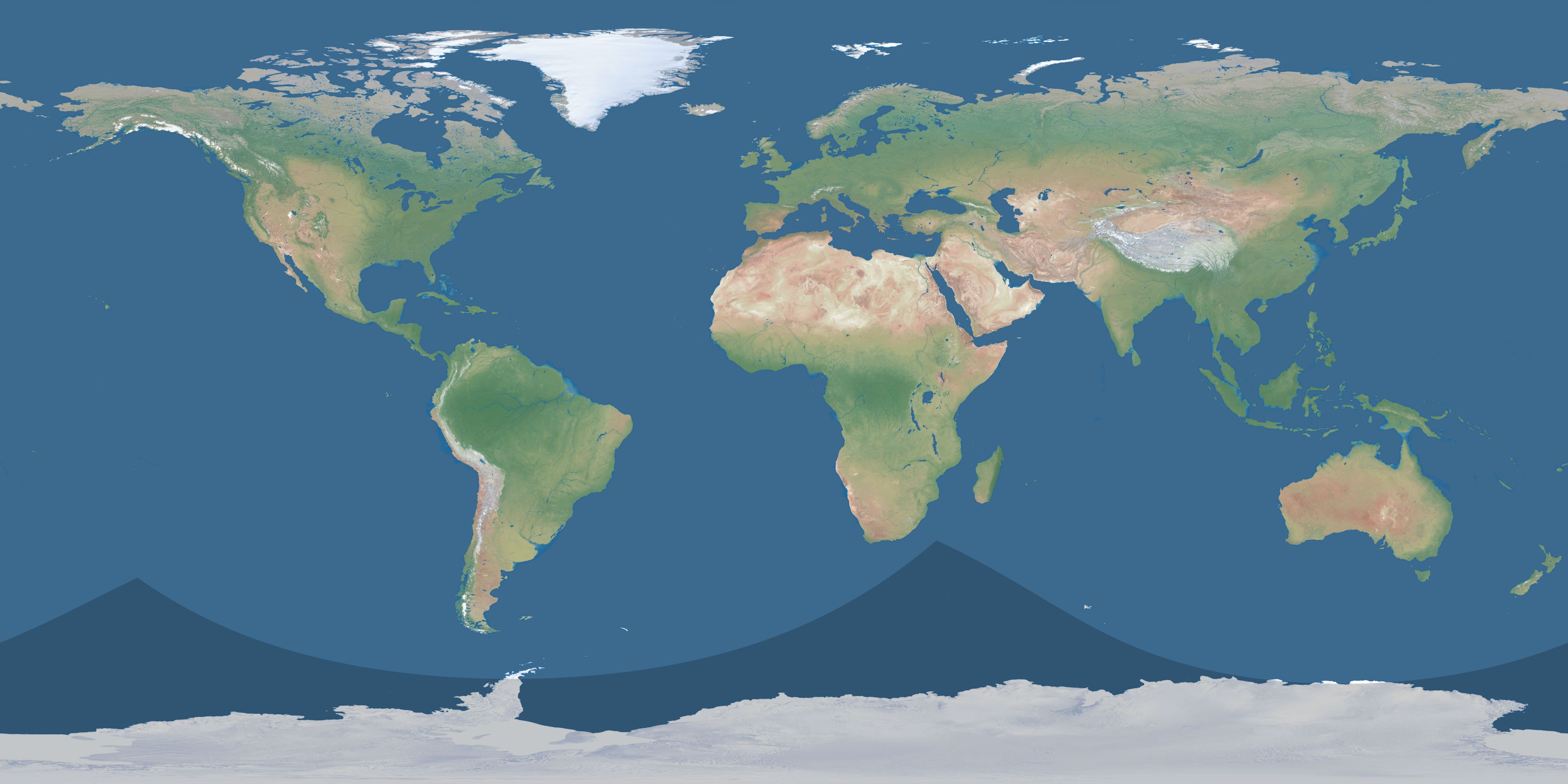 Map of the umbra and penumbra path of the solar eclipse of 12/24/1927