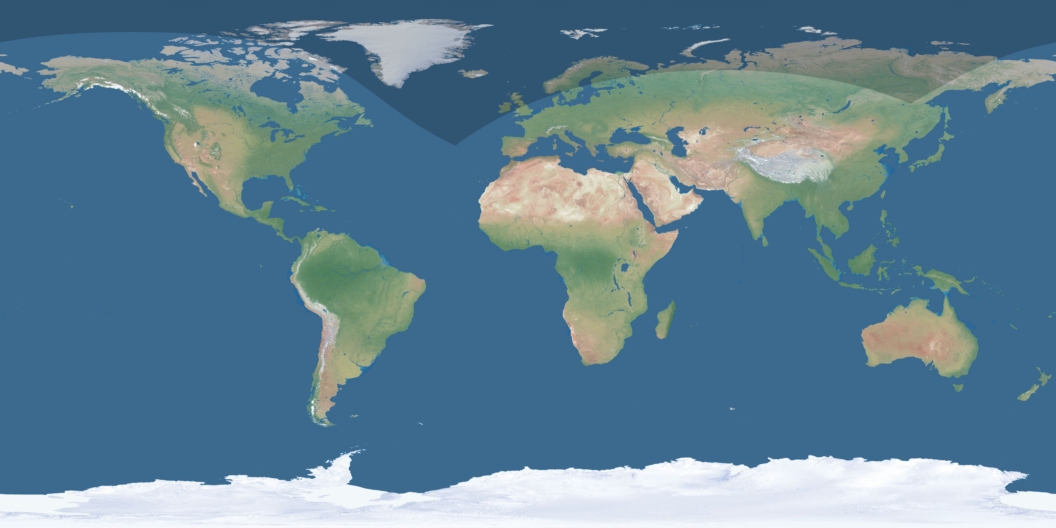 Map of the umbra and penumbra path of the solar eclipse of 06/30/1935