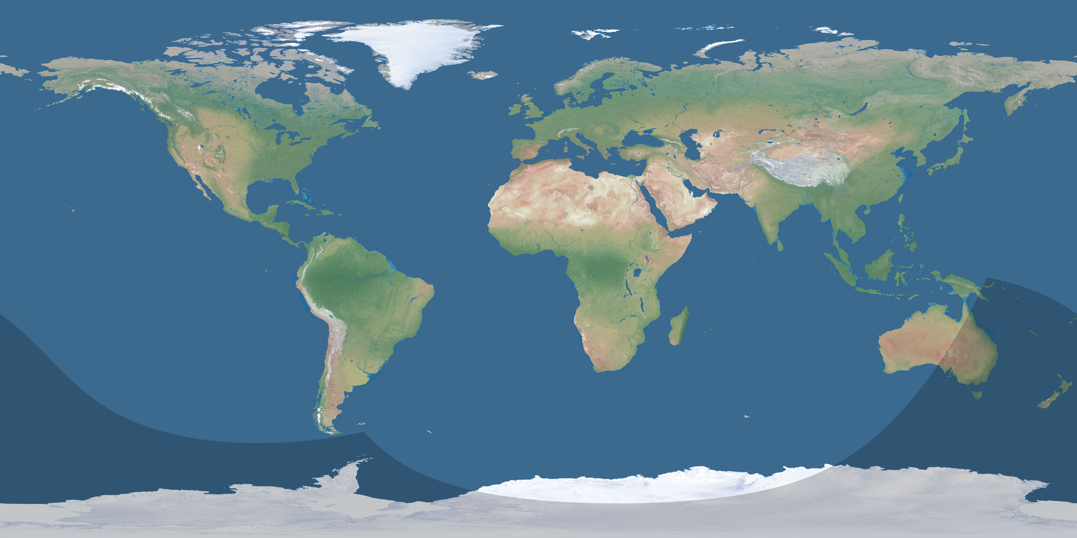 Map of the umbra and penumbra path of the solar eclipse of 10/21/1949