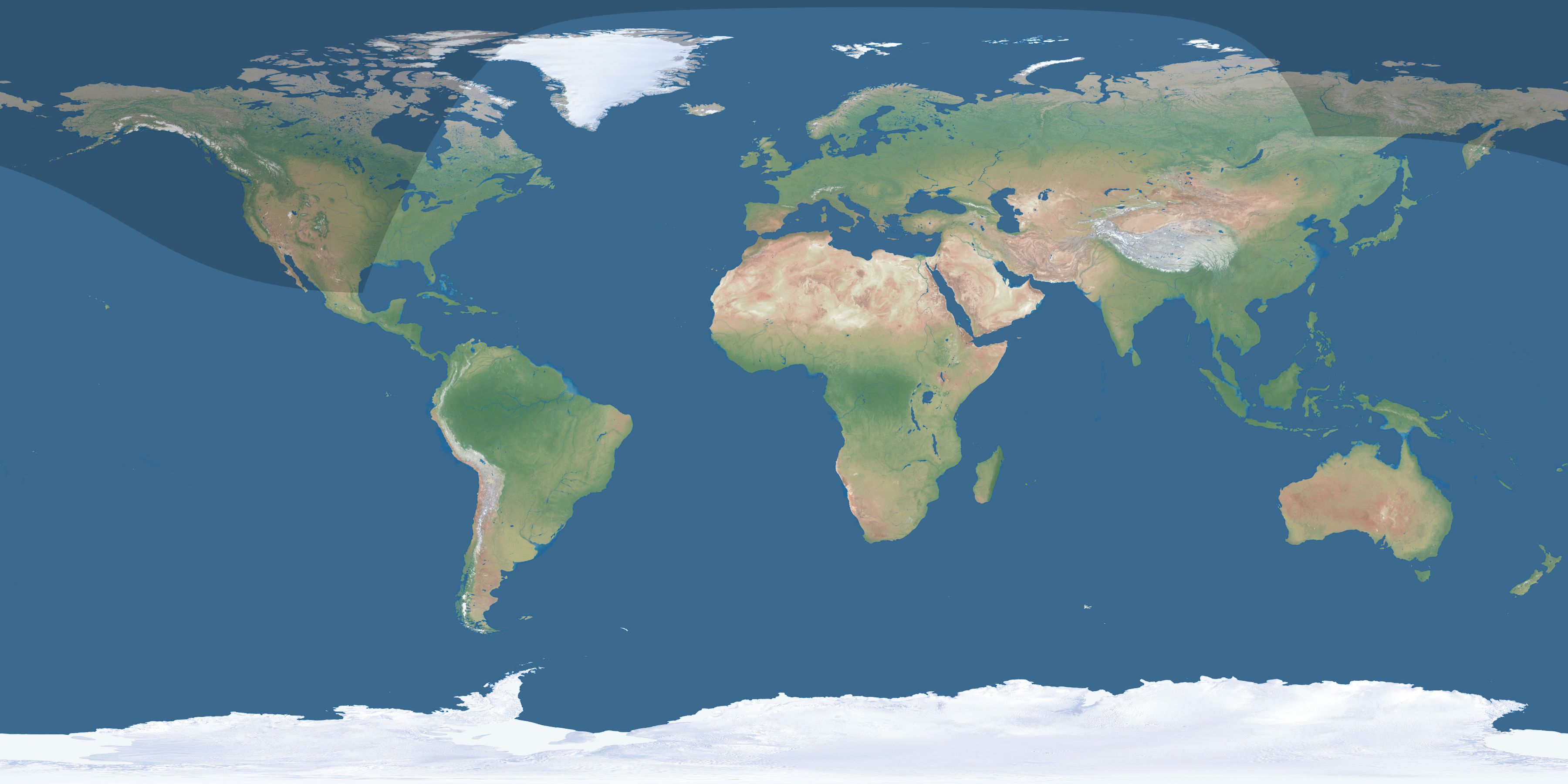 Map of the umbra and penumbra path of the solar eclipse of 09/20/1960