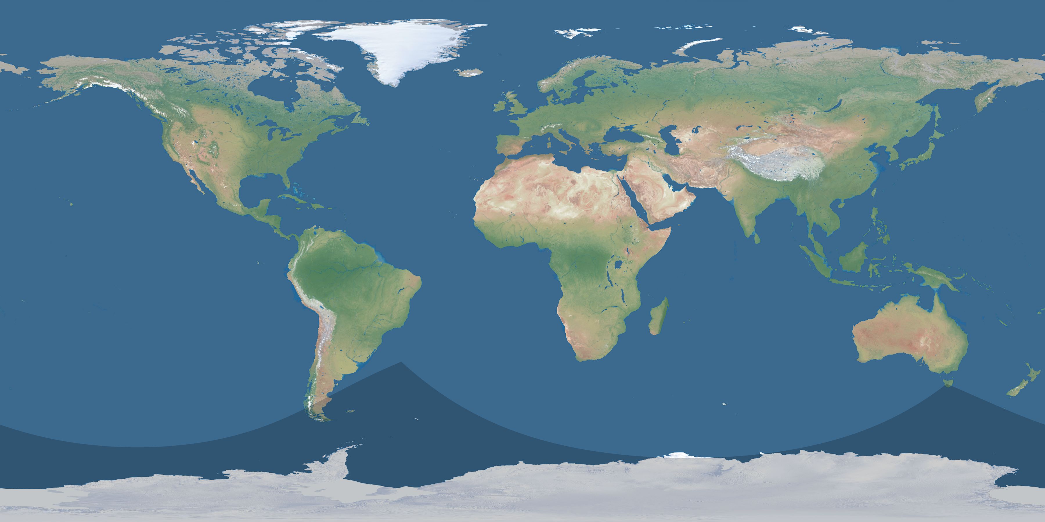 Map of the umbra and penumbra path of the solar eclipse of 01/14/1964