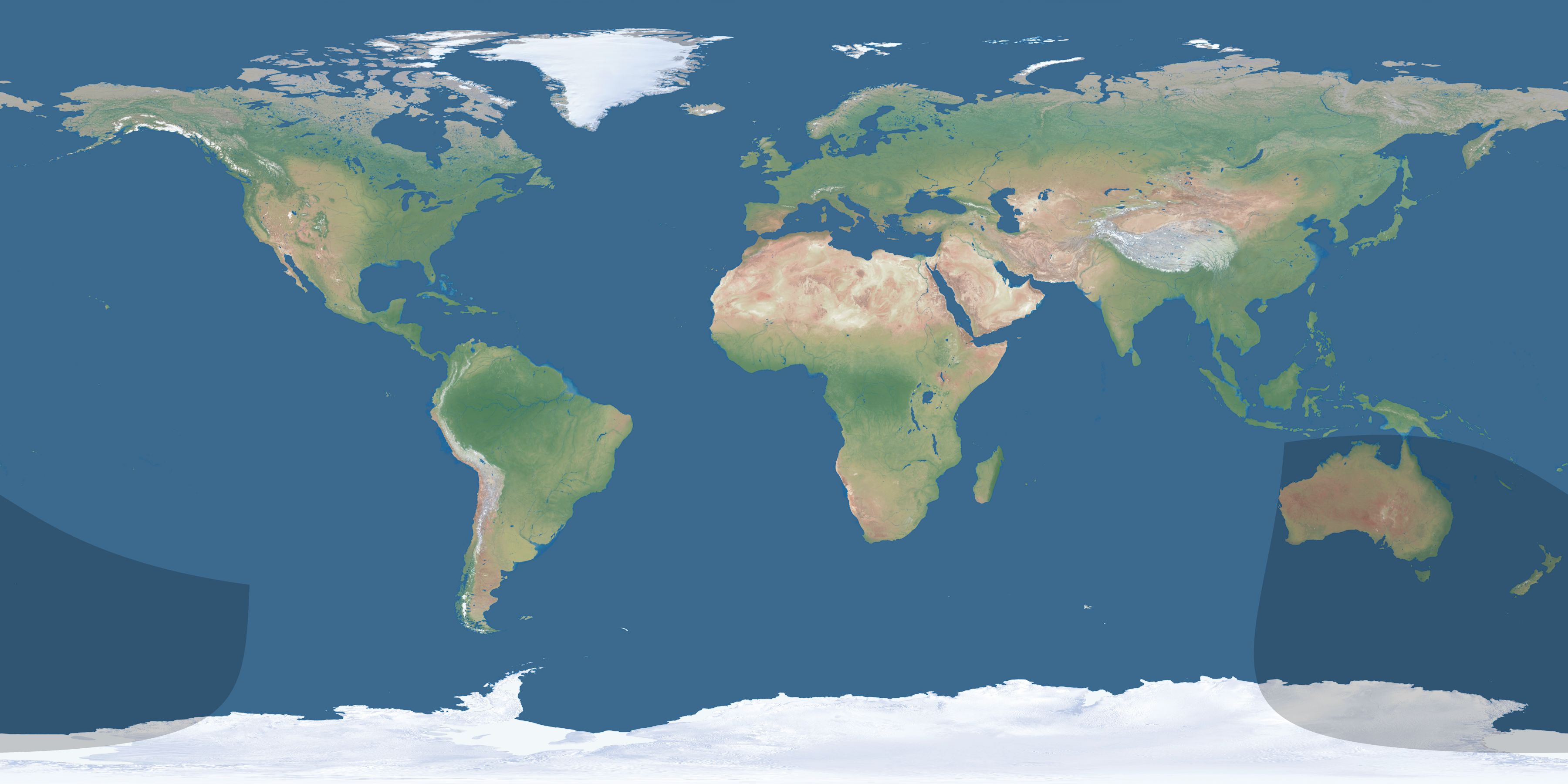 Map of the umbra and penumbra path of the solar eclipse of 09/02/1997